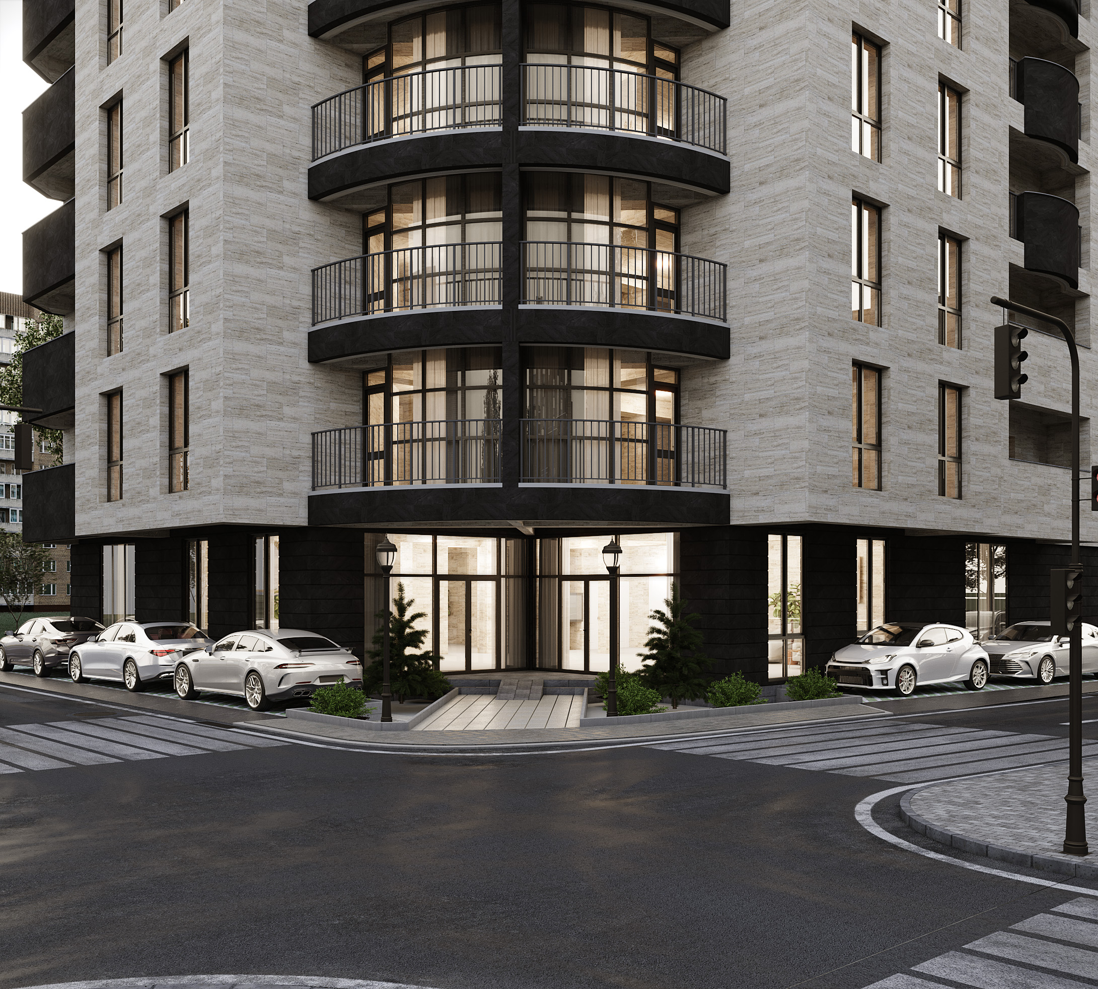 Multifunctional residential complex in the Mayak neighborhood — Архитектурный проект Modulex Group — 2