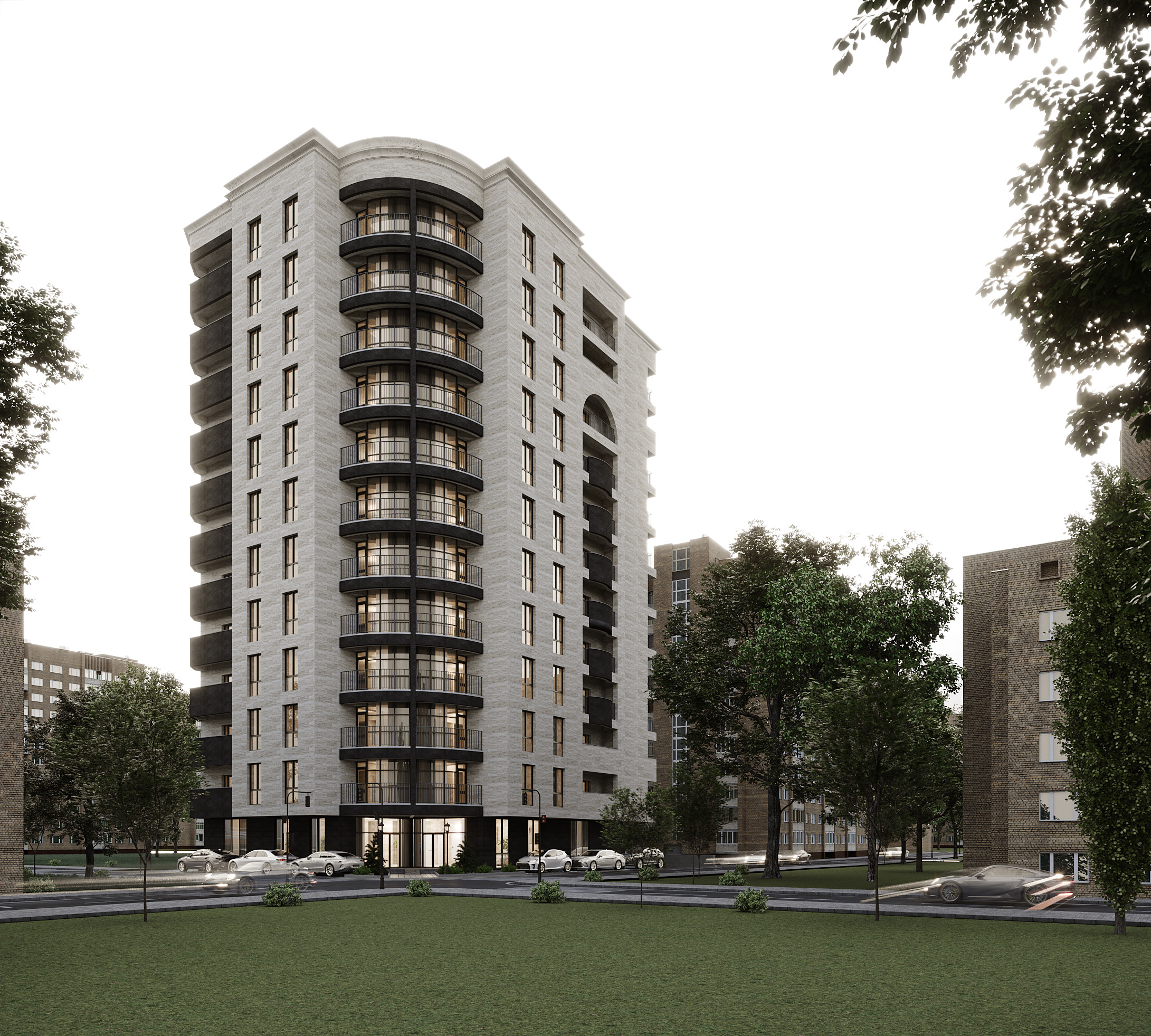 Multifunctional residential complex in the Mayak neighborhood — Архитектурный проект Modulex Group — 1